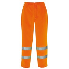 Portwest High Visibility Poly-cotton Work Trousers