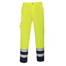 Portwest Kingsmill Fabric High Visibility Contrast Trousers