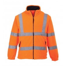 Portwest High Visibility Rail Specification Mesh Lined Fleece Jacket