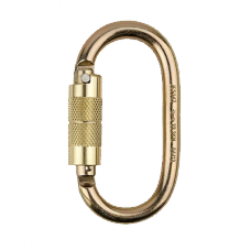 Portwest Height Steel Self Lock D Karabiner With 1/4 Turn Lock