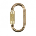 Portwest Height Steel Self Lock D Karabiner With 1/4 Turn Lock