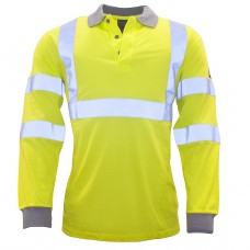 Portwest Modaflame Flame Resistant Anti Static Long Sleeve Polo Shirt