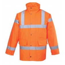 Portwest 300d Abrasion Resistant Rail Industry Hi-vis Traffic Jacket