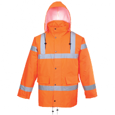 Portwest Abrasion Resistant Rail Industry Hi-vis Breathable Jacket