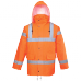 Portwest Abrasion Resistant Rail Industry Hi-vis Breathable Jacket