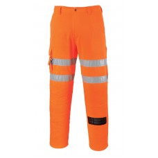 Portwest High Visibility Rail Industry Combat Trousers