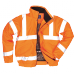 Portwest 300d Abrasion Rail Industry Hi-vis Breathable Bomber Jacket