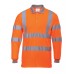 Portwest High Visibility Long Sleeved Polo Shirt