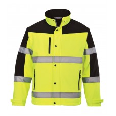 Portwest High Visibility Two Tone Softshell Jacket