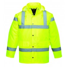 Portwest 300d Abrasion Resistant Hi Vis Breathable Jacket