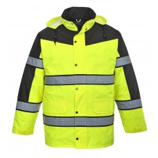 Portwest 300d Abasion Resistant Hi Vis Classic Two Tone Jacket