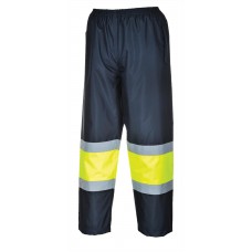 Portwest 300d Fabric High Visibility Contrast Traffic Trousers