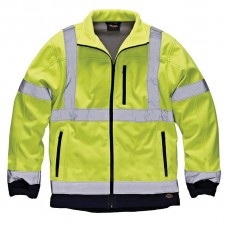 Dickies Men's Two Tone High Visibility Soft Shell Jacket
