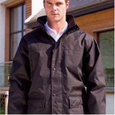 Result Work-guard Adult's Platinum Concealed Hood Managers Jacket