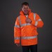 Yoko Men's High Vis Classic Motorway Work Jacket - Hvp300