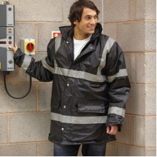 Yoko Men's High Vis Security Work Jacket - Hvp301