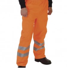 Yoko Men's Hi Vis Rail Waterproof Overtrousers - Hvs462