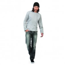 B&c Collection Men's Open Hem Set In Sleeve Sweatshirt