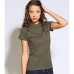 Bella And Canvas Women's Jersey Pre Shrunk Crew Neck T-shirt