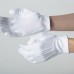 Dennys Adult's White Elasticated Cufff Cotton Glove - Dw35a