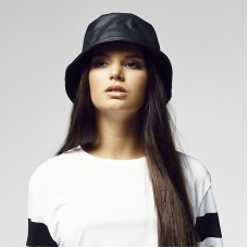 Flexfit By Yupoong Adult's Imitation Full Leather Bucket Hat
