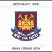Official Footbal Merchandise Adult's West Ham Fc Scarf