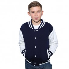 Awdis Just Hoods Children's Varsity Jacket