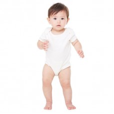 Bella Canvas Baby Rib Organic Short Sleeve One Piece Baby Suit