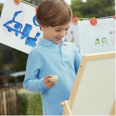 Fruit Of The Loom Kid's Long Sleeve Polo Shirt