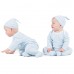 Larkwood Baby Contrast Long Sleeve Sleepsuit