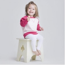Larkwood Toddlers Contrast Raglan Sleeve Sweatshirt