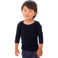 American Apparel Infant/babies Rib Long Sleeve Lap T-shirt