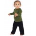 American Apparel Infant/babies Baby Rib Karate Pant