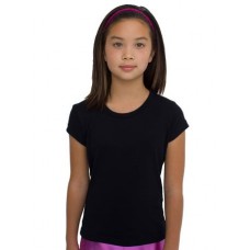American Apparel Children's Baby Rib Cap Sleeve T-shirt