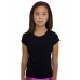 American Apparel Children's Baby Rib Cap Sleeve T-shirt