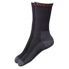 Dickies Men's Reinforced Heel And Toe Industrial Work Sock - 2 Pack