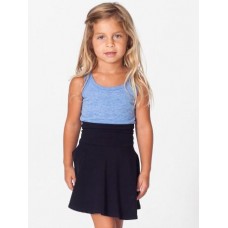 American Apparel Children's Cotton Spandex Wide Waistband Skirt