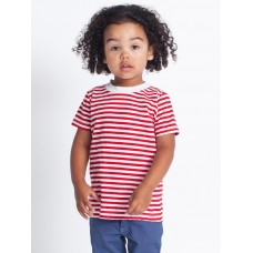 American Apparel Children's Striped Crew Neck T-shirt
