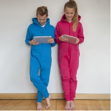 Comfy Co Children's Zip Through Front Onesie Comfy Co Children's Zip Through Front Onesie