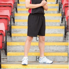 Finden Hales Children's Mesh Lined Plain Microfibre Shorts