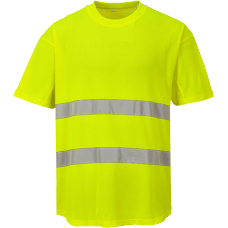 Portwest Cotton Comfort Adult's Hi-vis Mesh T-shirt