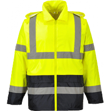 Portwest 190t Range Hi-vis Classic Contrast Rain Jacket