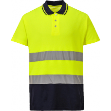 Portwest Comfort Cotton Men's 2-tone Cotton Comfort Polo Shirt