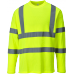 Portwest Comfort Cotton Long Sleeve Hi-vis T-shirt