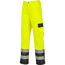 Portwest 300d Range Hi-vis Lined Contrast Trousers