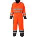 Portwest Bizflame Flame Resistant Hi Vis Rain Coverall