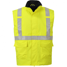 Portwest Bizflame Flame Resistant Hi Vis Anti Static Bodywarmer