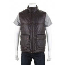 Woodland Leather Men's Quilted Puffa Gilet