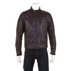 Woodland Leather Men's Fashion Biker Jacket