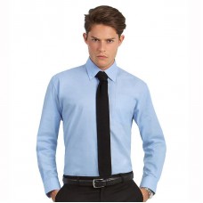 B&c Collection Men's Button Down Collar Oxford Long Sleeve Shirt